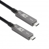 ACT AK4323 USB-C 3.2 Gen2 Active Optical Cable (AOC) | Touchpanels | Video/Data/Power | 4K @ 60Hz | PD 60Watt | 3 meter