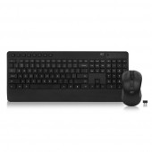 ACT AC5725 Bundel | Draadloos Qwerty Multimedia Toetsenbord + Muis | USB-A Dongle | Zwart