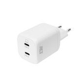 ACT AC2175 USB-C-Lader 100W met 2 poorten | Power Delivery 3.2 | PPS | AVS | Quick Charge | GaNFast | Wit