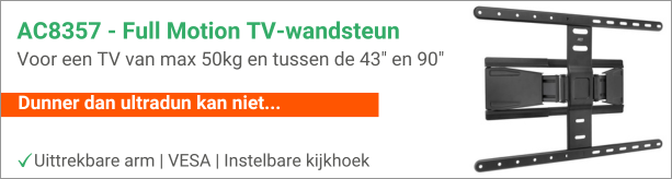AC8357 Full Motion TV-wandsteun